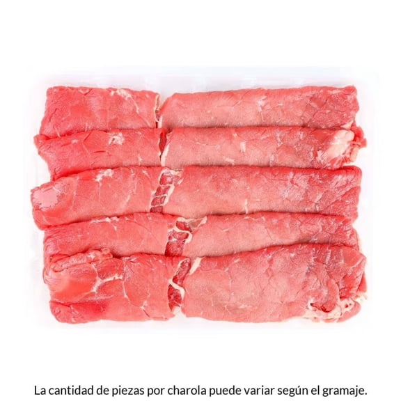 Fajita de res sonora por kg  peso aprox por charola 600 a 700 g