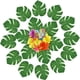 thumbnail image 5 of Xiao Hua 24 flores artificiales de hibisco hawaiano, utilizadas para la decoración de fiestas de escritorio; 24 flores artificiales de hibisco hawaiano para la decoración de fiestas de escritorio, 5 of 5
