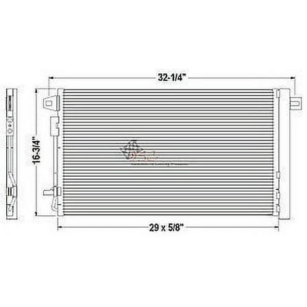 OSC Cooling Products 3649 New Condenser
