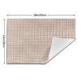 thumbnail image 3 of XMXY Woven Placemats Set of 6 PCS, Vintage Plaid Pattern Table Mats Washable Heat Resistant Placemats, 3 of 6