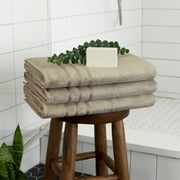 Bamboo Bath Towel - Stone by Cariloha for Unisex - 1 Pc Towel