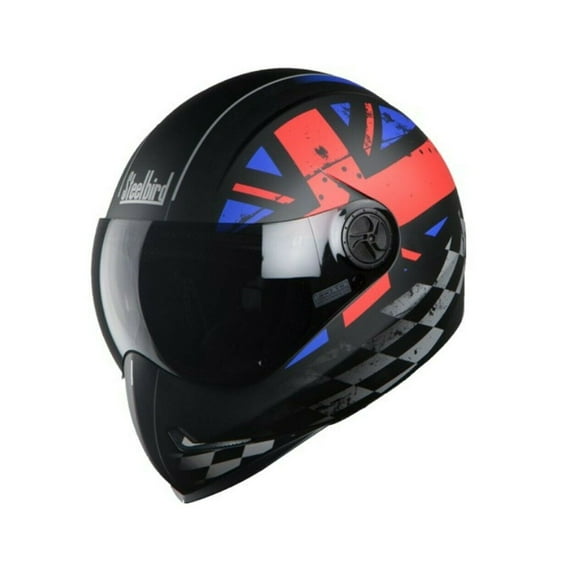 SB-50 Adonis Ross Matt Black & Red Full Face With Clear Visor L Size 600mm