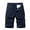 Dark Blue-Q7, variant on Homeyce Men's Cargo Shorts Multi Pocket Elastic Waistband Short Drawstring Ripstop Straight Leg Cargo Shorts Relaxed-Fit Summer Outdoor Activities Casual Bottom,Gray S