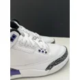 thumbnail image 4 of Ni-k-e Air Jordan 3 White 'Dark Iris' Sneakers Size 4Youth / Wmns 5.5 DM0967-105 NEW, 4 of 6