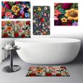 thumbnail image 6 of Clearance! Home Decor Strawberry Floral Carpet Mat Soft Polyester Fiber Floor Rug for Home Kitchen Bathroom Living Room C,One Size, 6 of 6