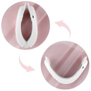 Electric V-Face Shaping Massager,Micro-Current Facial Lifting Slimming,V-Face-Lift Belt,Double Chin Shaping Massager,White