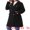 Black, variant on DARING DIVA Womens Plus Size Winter Pea Coat Double Breasted Notch Lapel 1X Navy Blue