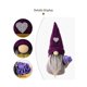 thumbnail image 5 of Gorro de punto morado sin rostro para Navidad, muñeco de anciano, decoración navideña, adornos colgantes, árbol de casa morado, 5 of 5