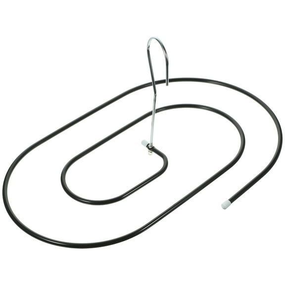 FRCOLOR  Windproof Quilt Rack Towel Drying Stand Laundry Spiral Hanger Black