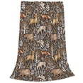 thumbnail image 2 of Fuzoiu Moose fox bear leaf tree Print Ultra-Soft Micro Fleece Blanket,All Seasons Flannel Throw, Lightweight Blanket for Bed, Sofa, Couch, Movie Night, Camping, and Travel-40"x30", 2 of 7