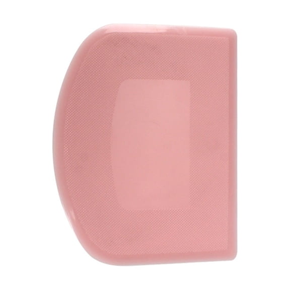 Dough Scraper Set, Flexible Bench Scraper Tool for Dough, Cake, Fondant, Icing and Baking Preparation(Pink,11.8x9.3cm)