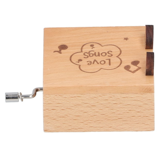 Mini wooden deals music box