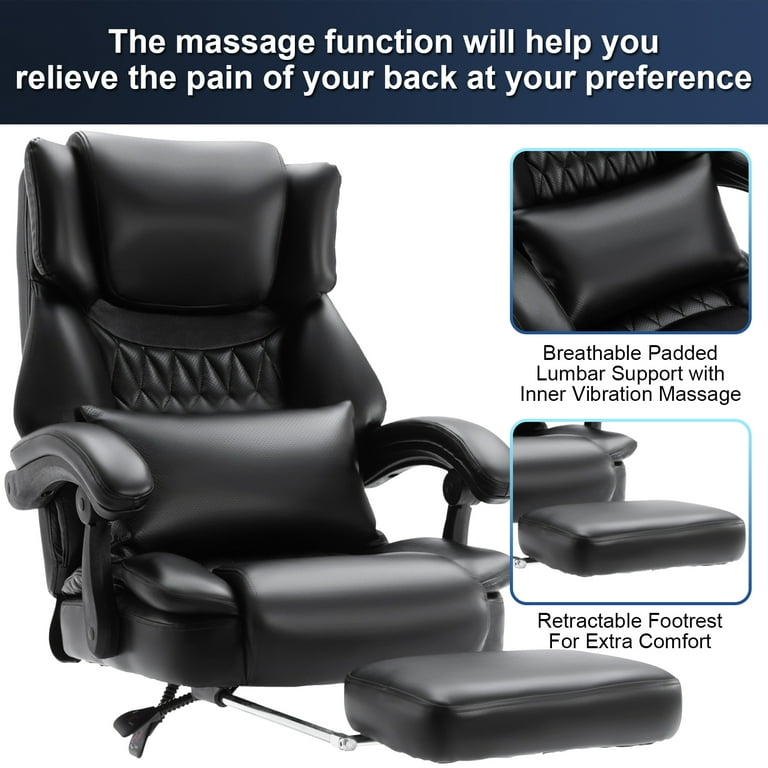 Weture Big and Tall Office Chair for Back Pain Relief, Breathable