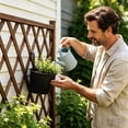 thumbnail image 3 of Tong Hanging For Indoor Outdoor Modern Planter With Holes Container For Balcony Garden Wall, 3 of 5