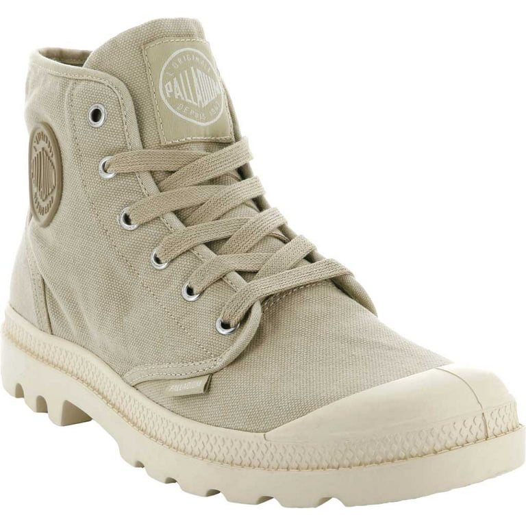 Men s Palladium Pampa Hi Canvas Sahara Ecru 12 M Walmart