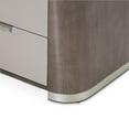 thumbnail image 4 of Michael Amini Roxbury Park Wood 3-Drawer Nightstand in Slate Ash, 4 of 5