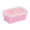 Pink, variant on Homerr Folding Lunch Box Lightweight Lunch Box Silicone Folding Lunch Box Portable Lightweight Food Storage Container Expandable Leak proof for Office School Home 350ML/800ML