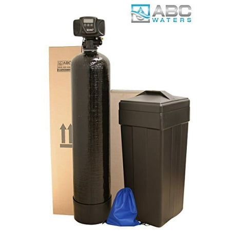 ABCwaters Built Fleck 5600sxt 40,000 WATER SOFTENER w/ UPGRADED 10% High Capacity Resin + Hardness Test + Install