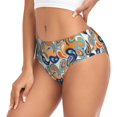 thumbnail image 2 of Fotbe Fashionable Paisley Calzones Estampados para Mujer – Ropa Interior de Algodón, Cómoda, Suave y Elástica-XX-Large, 2 of 6