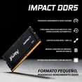 thumbnail image 4 of MEMORIA RAM KINGSTON FURY IMPACT SODDR5 16GB 6000 NEGRO KF560S38IB-16, 4 of 4