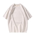 thumbnail image 1 of Ketyyh-chn99 T-Shirts pour Homme Débardeur Homme 2024 Été T-Shirts en Coton pour Hommes Col Rond Manches Courtes Beige,G, 1 of 3