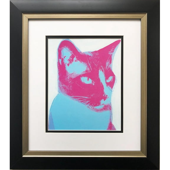 Andy Warhol "Cat" 1976 CUSTOM FRAMED Pop Art Lithograph Generic