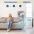 thumbnail image 3 of Aire Acondicionado Portátil SereneLife 8000 BTU para Espacios de hasta 30 m2 Incluye Control Remoto y Kit de Montaje, 3 of 7