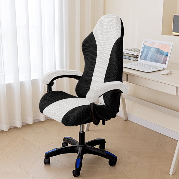 Mictong Gaming Chair Cover, Universal Stretch Chair Covers, Detachable And Washable Office Chair Cover, Suitable For All-Round Protection Of Gaming Chairs And Office Chairs, 1 Piece, Style 16