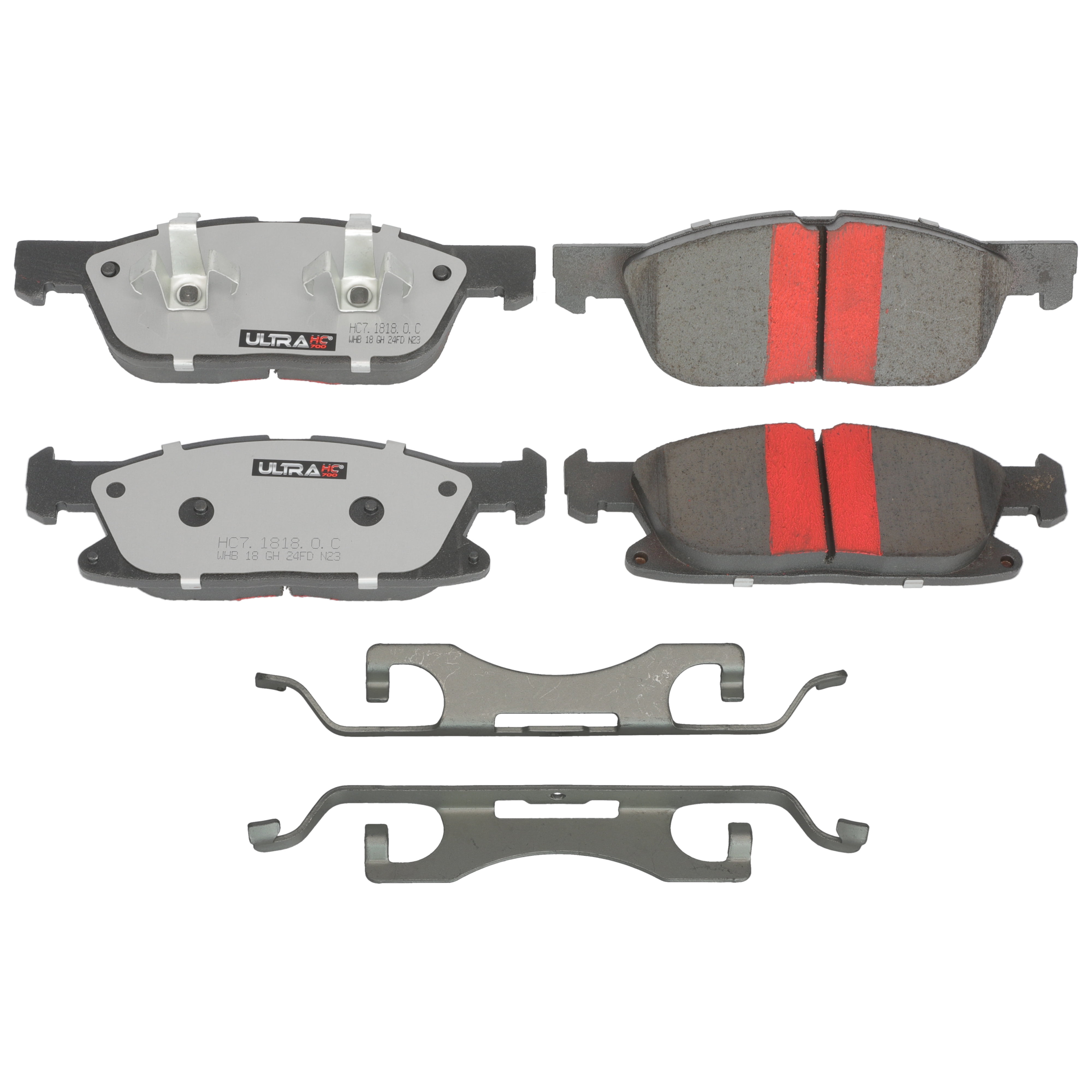UltraHC 700 Brake Pad Set, Front HC7.1818.0.C, Ford Edge 2021-2015