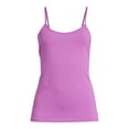 thumbnail image 2 of Time and Tru Women's Cami with Adjustable Straps, Sizes XS-XXXL, 2 of 5