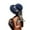 Navy, variant on Women's Summer Wide Brim Straw Hat Floppy Roll Up Beach Sun Cap for Outdoor Travel