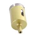 thumbnail image 3 of Hole Saw Drill Bit 40-60mm, Triangular Shank, Vacuum Sintering Technology, Chip Removal Holes, for Stone, Ceramics, Glass, 3 of 8