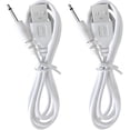 thumbnail image 1 of wonima11 Vibrator Charger 2 Pack, USB to DC, 2.5mm Massager Wand Vibrating Charger DC Charging Cable Cord Replacement, Compatible with Most Vibrators, Vibrating Massagers for Adults, Toys, 1 of 1