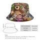 thumbnail image 2 of Masha y el Oso Sombrero bucket para adultos, gorra de protección solar, sombrero de pescador plegable para viajes al aire libre, pesca y actividades de verano, 2 of 6