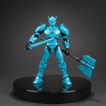 thumbnail image 4 of 2026 New Articulated Robot Action Figure with Interchangeable Weapons, Multi-Jointed Plastic Mecha Model for Desktop Decor, Collectible Display, and Photography，Gold, 4 of 6