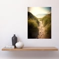 thumbnail image 2 of Summer Beach Path Photograph Bright Sunny Sandy Coastal Landscape Seascape Large Wall Art Poster Print Thick Paper 18X24 Inch, 2 of 3