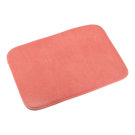 

Uxcell Microfiber Dish Drying Mat 15.75 x 11.82 Dishes Drainer Mats Dish Drying Pad for Kitchen Countertop-Red