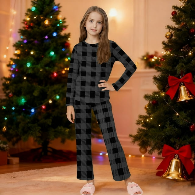 Conjuntos de blusas y camisas de cuello redondo y manga larga para niños y niñas, moda con rayas bonitas, pantalones suaves de manga larga, traje para niña, pantalones superiores