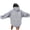 Grey, variant on Bibifish Womens Hoodies Graphic Sequin Wings Print Long Sleeve Drawstring Pullover Tops Casual Comfy Stylish Fall Winter Sweatshirts