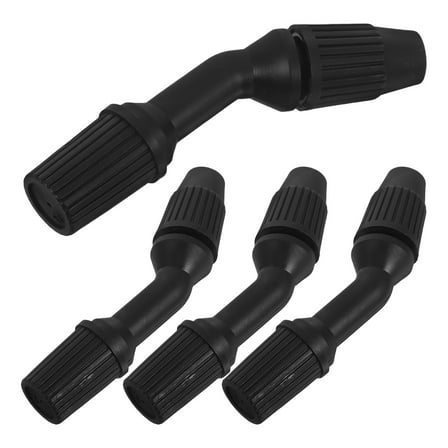 ibasenice Spray Nozzle Tips Replacement Sprayer Nozzles Black Plastic 4pcs