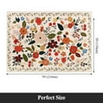 thumbnail image 2 of 5x7 ft Living Room Area Rug Machine Washable Boho Area Rug Non Slip Floral Vintage Low Pile Large Rug for Living Room, Bedroom, Farmhouse, Dining Room, Kids Playroom, 2 of 12
