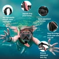 Adult & Youth Snorkel Set AntiFog Scuba Diving Gear for Easy