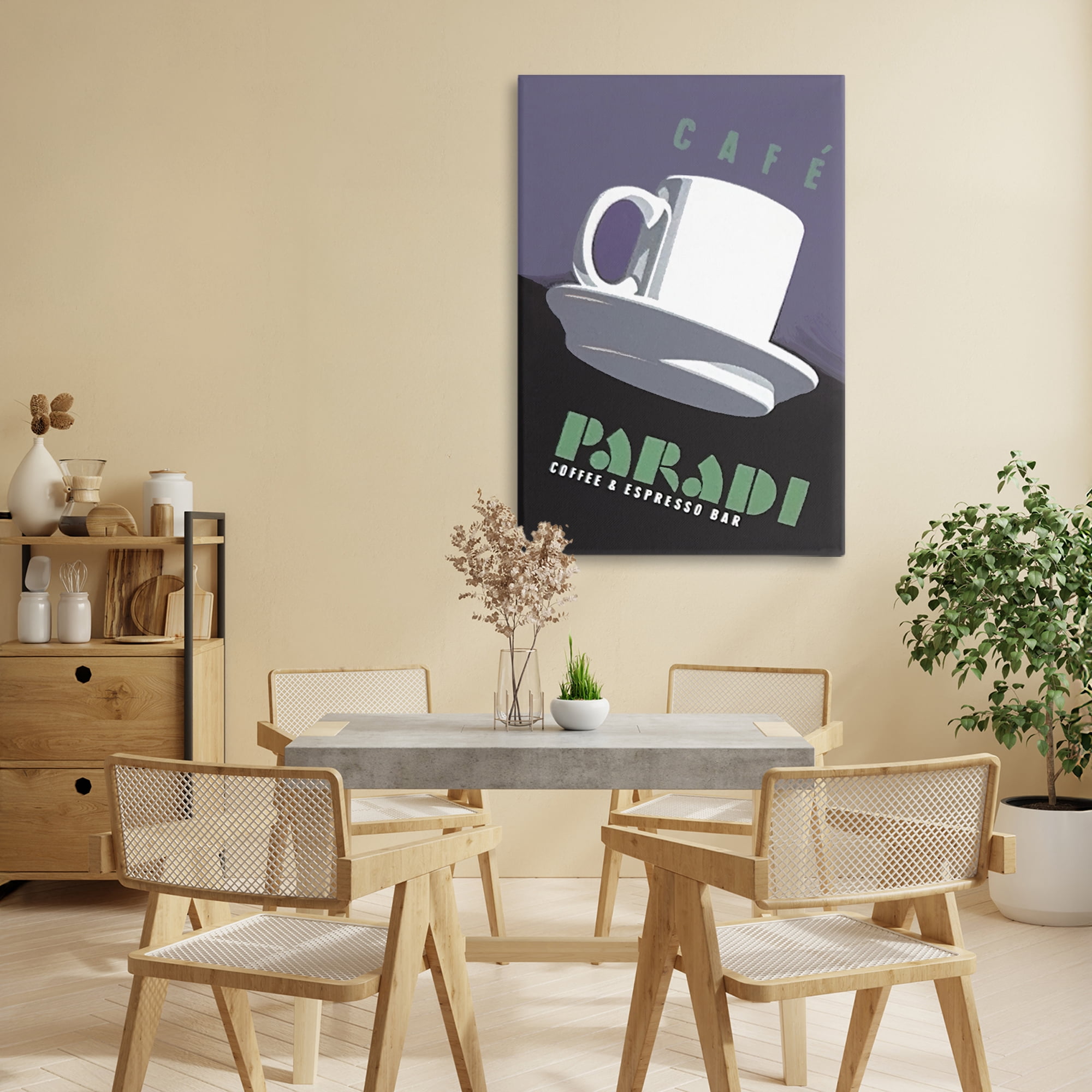 Stupell Industries Paradi Coffee & Espresso Canvas Wall Art, design by Jadei Graphics