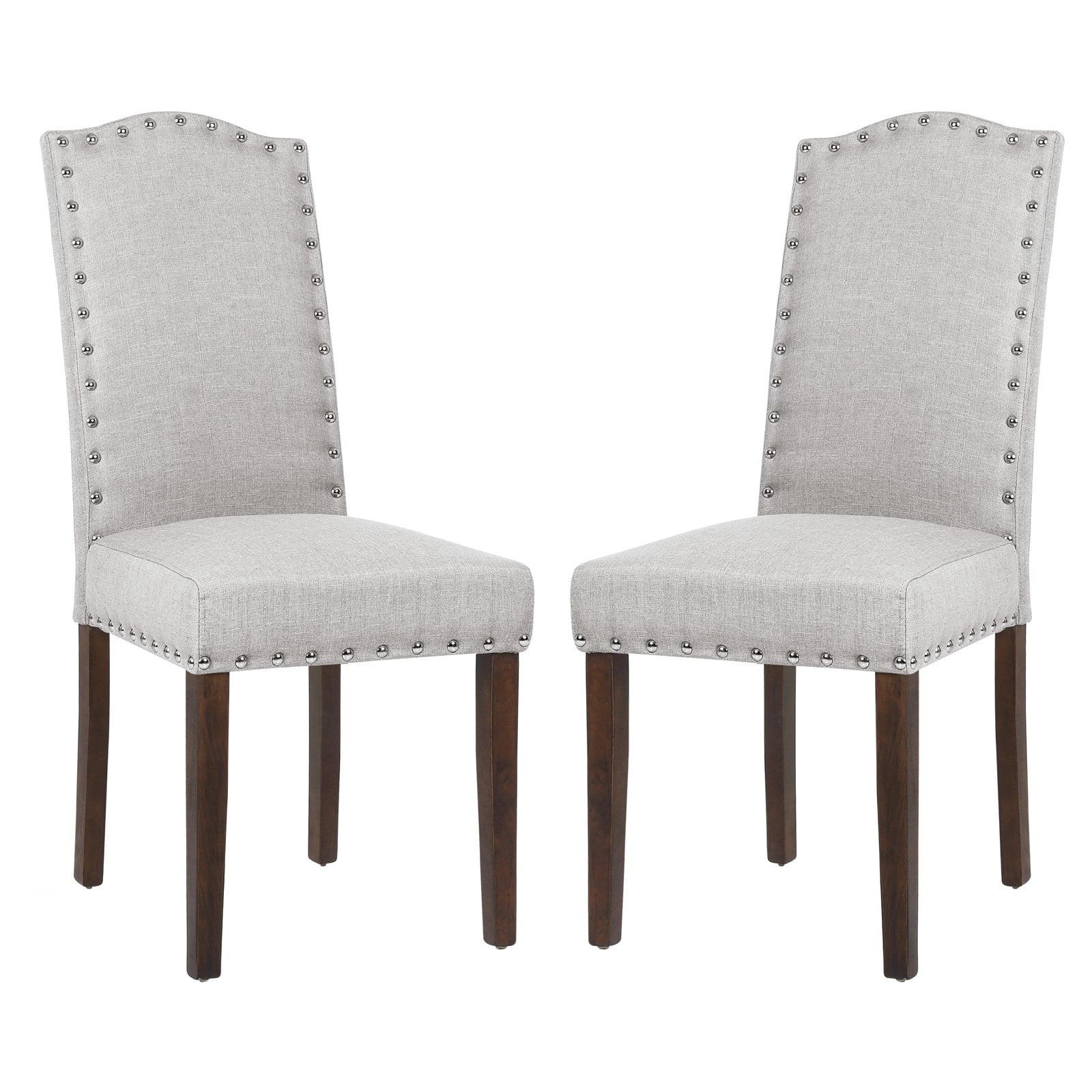 Edgemod Somerset Nailhead Trim Parson Dining Chair Set Of 2