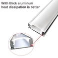 thumbnail image 3 of 10pk 5ft U shape Aluminum channel for LED light strip 6mm 8mm 10mm and 12mm, 3 of 6