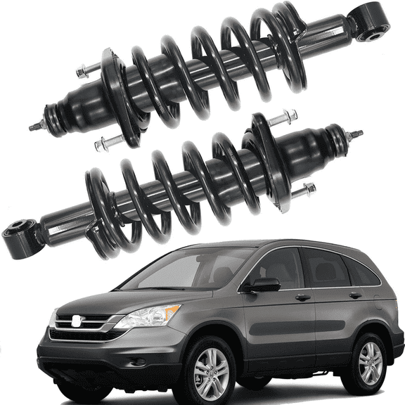 Struts and Shocks Rear Complete Assembly for 2007-2011 Honda CR-V, Struts and Shocks with Coil Springs, Durable, Easy to Install, OE Dirct Replace - 172497L/172497R