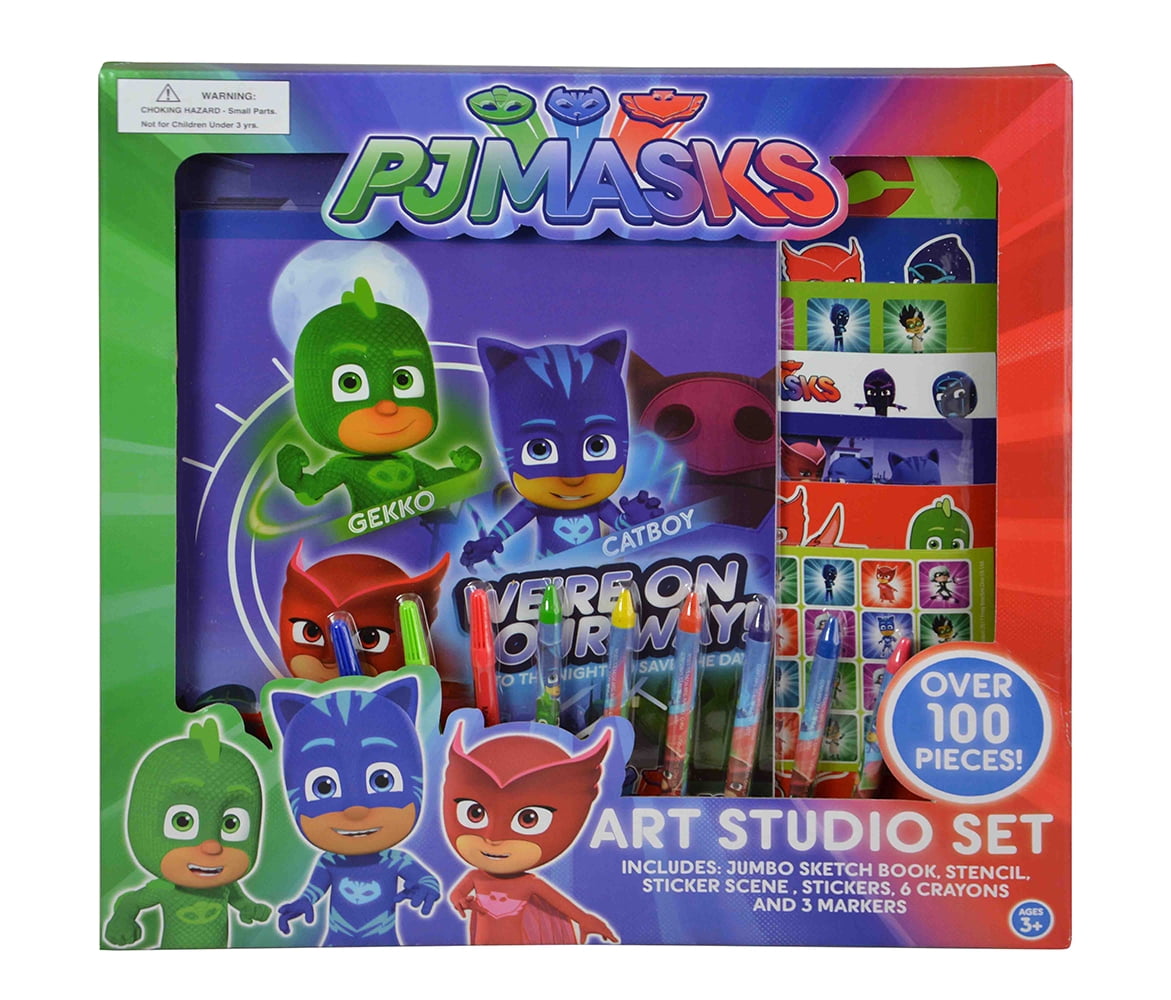 Novelty Character Arts and Crafts Disney Jr PJ Masks Art Studio Set
