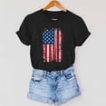 thumbnail image 6 of Goodtrade8 Summer Shirts for Women July 4th American Flag Pullover Short Sleeve Red White and Blue Independence Day Casual , Graphic Fashion Juniors Tops Red White and Blue, 6 of 7