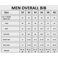 thumbnail image 3 of Men's Carpenter Bib and Brace Overalls Pro Heavy Duty Dungarees Unlined, 3 of 7