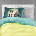 thumbnail image 2 of Halloween Scary Appenzeller Sennenhund Fabric Standard Pillowcase, 2 of 2